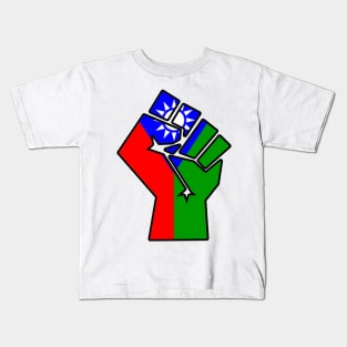 Balochi resistance fist Kids T-Shirt